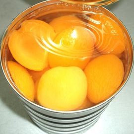 Apricot hữu cơ đóng hộp trái cây kết cấu mềm mại không có chất bảo quản nhân tạo cho món khai vị
