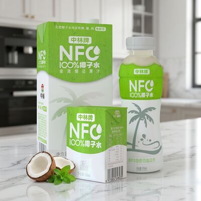 Nước dừa 100% tinh khiết với hương vị dâu tây - Thức ăn nhẹ hạt lưu trữ thuận tiện cho mọi lứa tuổi