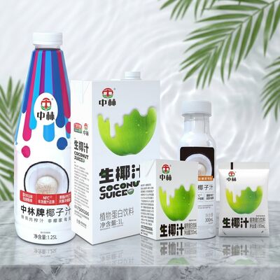 Nước ép dừa tự nhiên không có chất phụ gia nhân tạo trong bao bì linh hoạt - Được chứng nhận HACCP/BRC/KOSHER/HALAL
