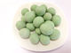 Round Shape Wasabi tráng đậu phộng Snack màu xanh lá cây chi phí đậu phộng giòn