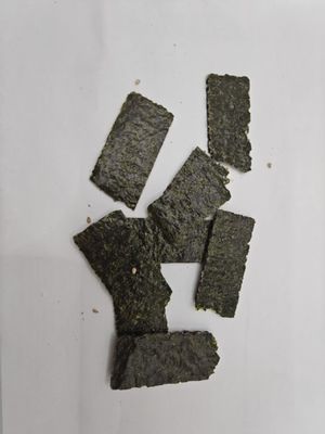 Món ăn nhẹ từ rong biển giòn