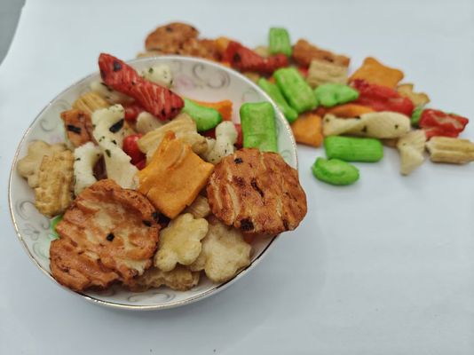 Bánh gạo hỗn hợp hương vị tùy chỉnh gốc đóng gói số lượng lớn với thành phần dầu
