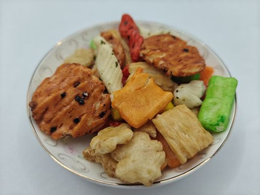 Bánh gạo hỗn hợp hương vị tùy chỉnh gốc đóng gói số lượng lớn với thành phần dầu