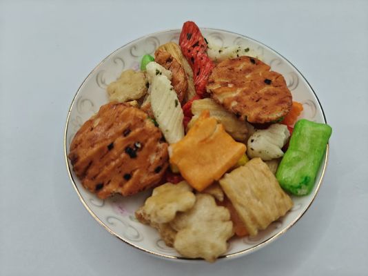 Bánh gạo hỗn hợp hương vị tùy chỉnh gốc đóng gói số lượng lớn với thành phần dầu