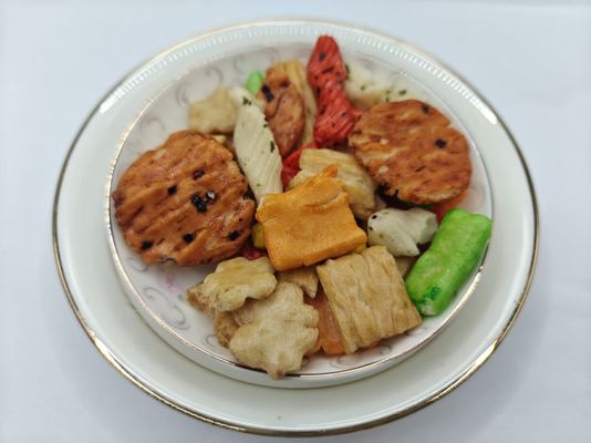 Bánh gạo hỗn hợp hương vị tùy chỉnh gốc đóng gói số lượng lớn với thành phần dầu