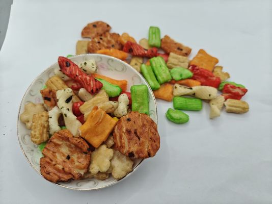 Bánh gạo hỗn hợp hương vị tùy chỉnh gốc đóng gói số lượng lớn với thành phần dầu