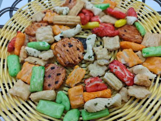 Bánh gạo hỗn hợp hương vị tùy chỉnh gốc đóng gói số lượng lớn với thành phần dầu