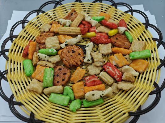 Bánh gạo hỗn hợp hương vị tùy chỉnh gốc đóng gói số lượng lớn với thành phần dầu