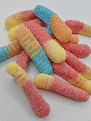 Thức ăn ngon Caterpillar Soft Candy 20g*20pcs Chiếc gói Size Healthy Gummy Bear Fruit Snacks Cho trẻ em ăn nhẹ