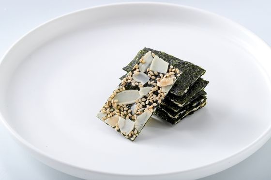 Bánh nướng bột biển 4 hương vị kết hợp đồ ăn nhẹ ngon Vegan Không chứa gluten Các chất dinh dưỡng của đại dương