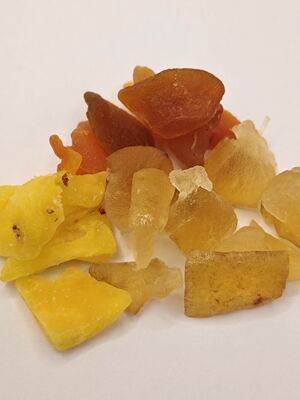 Dried Strawberry Mango Honey Pomelo Trio Mix Sweet Chewy Cây ăn nhẹ trái cây bảo quản