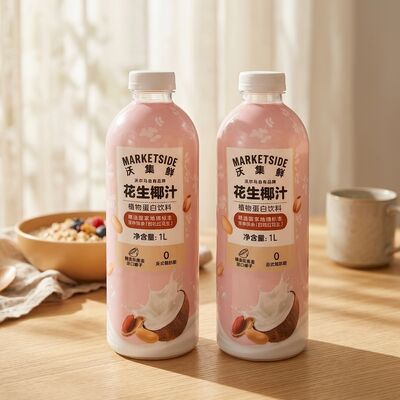 Đậu phộng đỏ Fuyu cao cấp và dừa Đông Nam Á 0 Trans Fat Plant Protein Drink Nước ép dừa