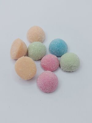 Đánh nhai màu pastel và mềm Thức ăn nhẹ với hương vị trái cây