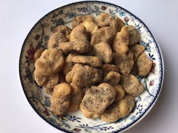 Màu nâu đậu rộng Snack BBQ hương vị GMO miễn phí kết cấu cứng trong túi bán lẻ