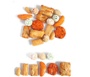 Tùy chỉnh hương vị gạo Cracker Mix, nước tương bánh gạo Crackers hương vị giòn