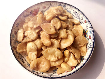 Kết cấu cứng Chia Fava Bean Crisps Tráng gia vị Không có sắc tố Nguyên liệu thô
