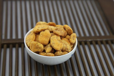 Chia khô cay cay giòn rộng đậu kích thước Sieved màu vàng tráng gia vị