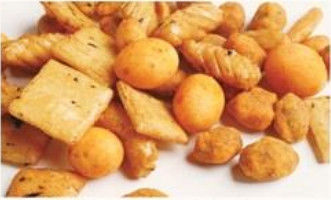 Kosher ngon BBQ hương vị gạo Cracker Mix tráng rang đậu phộng hỗn hợp đồ ăn nhẹ