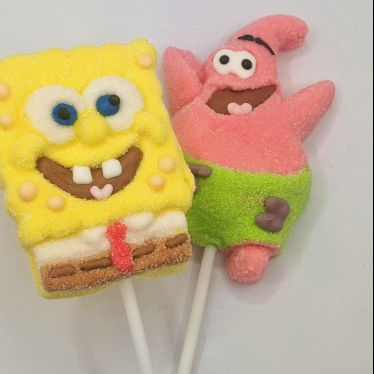 Nhân vật hoạt hình Marshmallow Lollipops