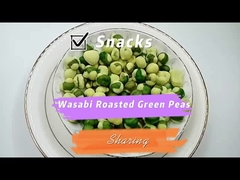 Wasabi hương vị bột phủ đậu phộng xanh nướng dinh dưỡng đầy đủ thực phẩm sức khỏe giòn