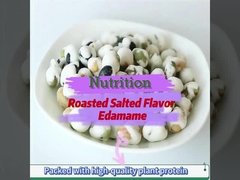 Hương vị tỏi thơm ngon thuần chay Đậu đen rang Đồ ăn nhẹ Chứng nhận Halal